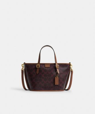 ＜COACH＞タクシー　トート　バッグ　２１・シグネチャー　キャンバス